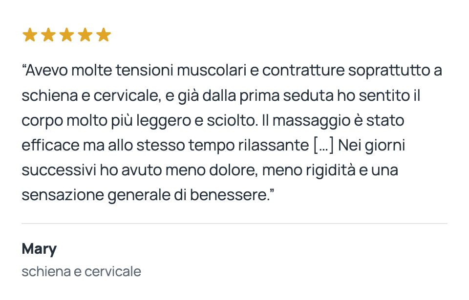 Recensione Google di Mary, 5 stelle